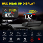 M16 Head-up Display Universal Bil Speedometer HUD Projektor LCD-skærm GPS-positionering
