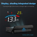 M16 Head-up Display Universal Bil Speedometer HUD Projektor LCD-skærm GPS-positionering