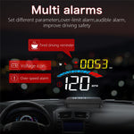M16 Head-up Display Universal Bil Speedometer HUD Projektor LCD-skærm GPS-positionering