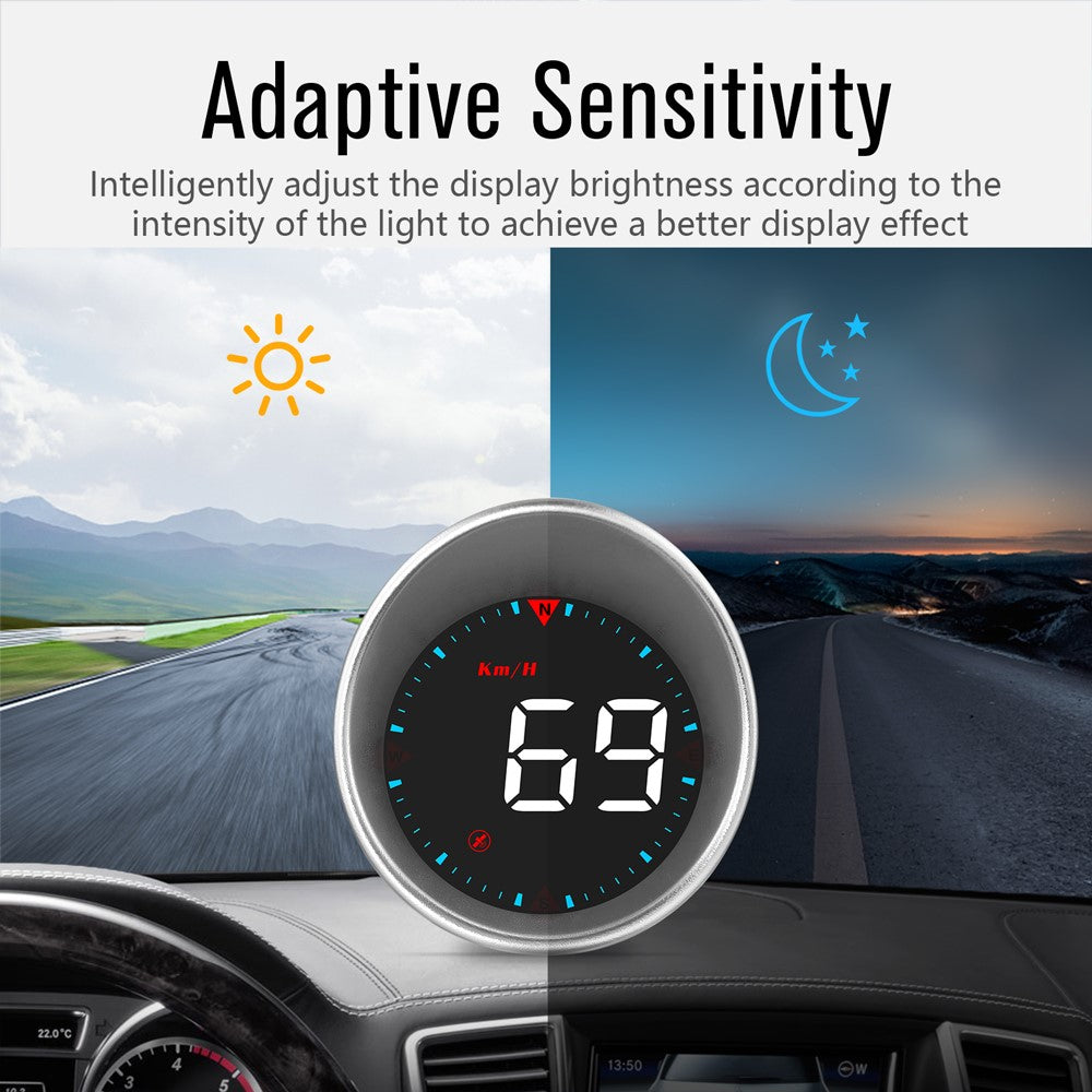 G5 HUD Car Universal GPS Head Up Display with 1.8 inch Screen Support Over Speed/Fatigue Driving Alarm