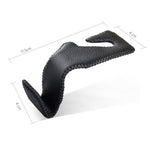 Car Seat Back Bag Hanging Hook Stainless Steel + Leather Car Seat Headrest Mount Hook