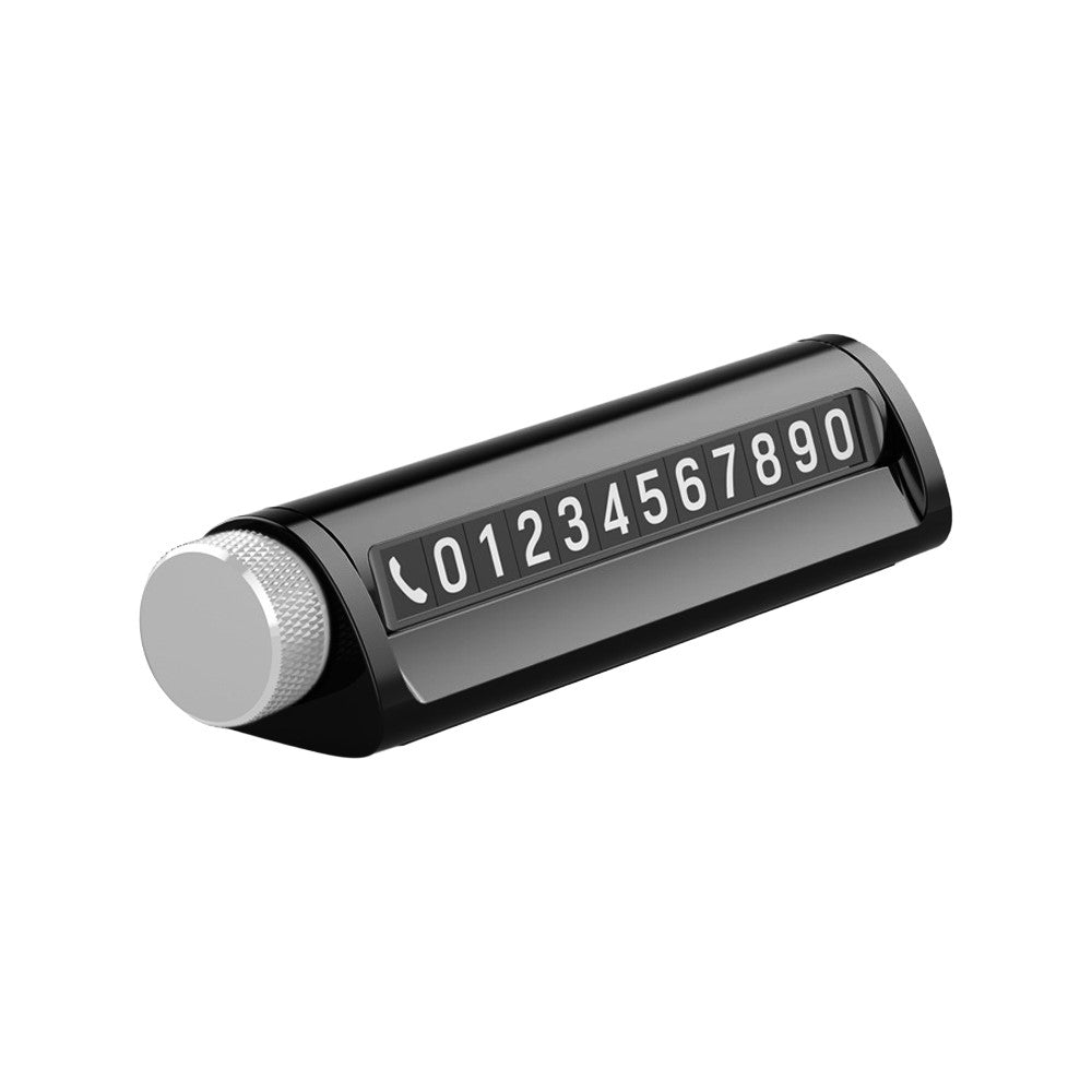 Parking Number Plate with Aromatherapy Multi-function Car Safety Hammer Window Breaker