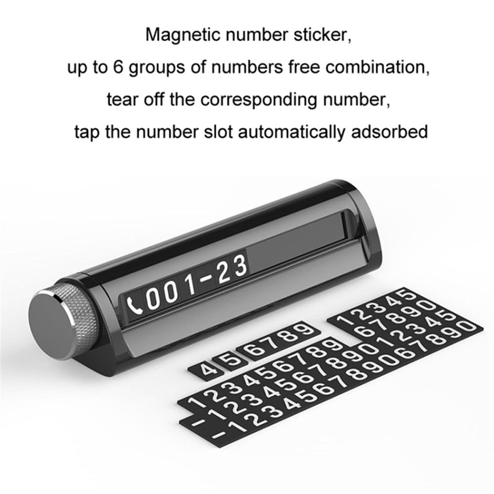 Parking Number Plate with Aromatherapy Multi-function Car Safety Hammer Window Breaker