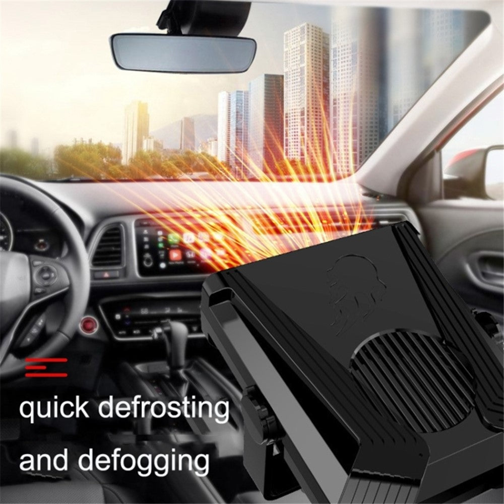 12V Mini Car Heating Fan Car Windshield Defrosting Defogging ABS Heater Vehicle Interior Heating Device