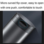 Aluminum Alloy Car Ashtray with LED Light Flame Retardant Good Sealing Ash Storage Holder