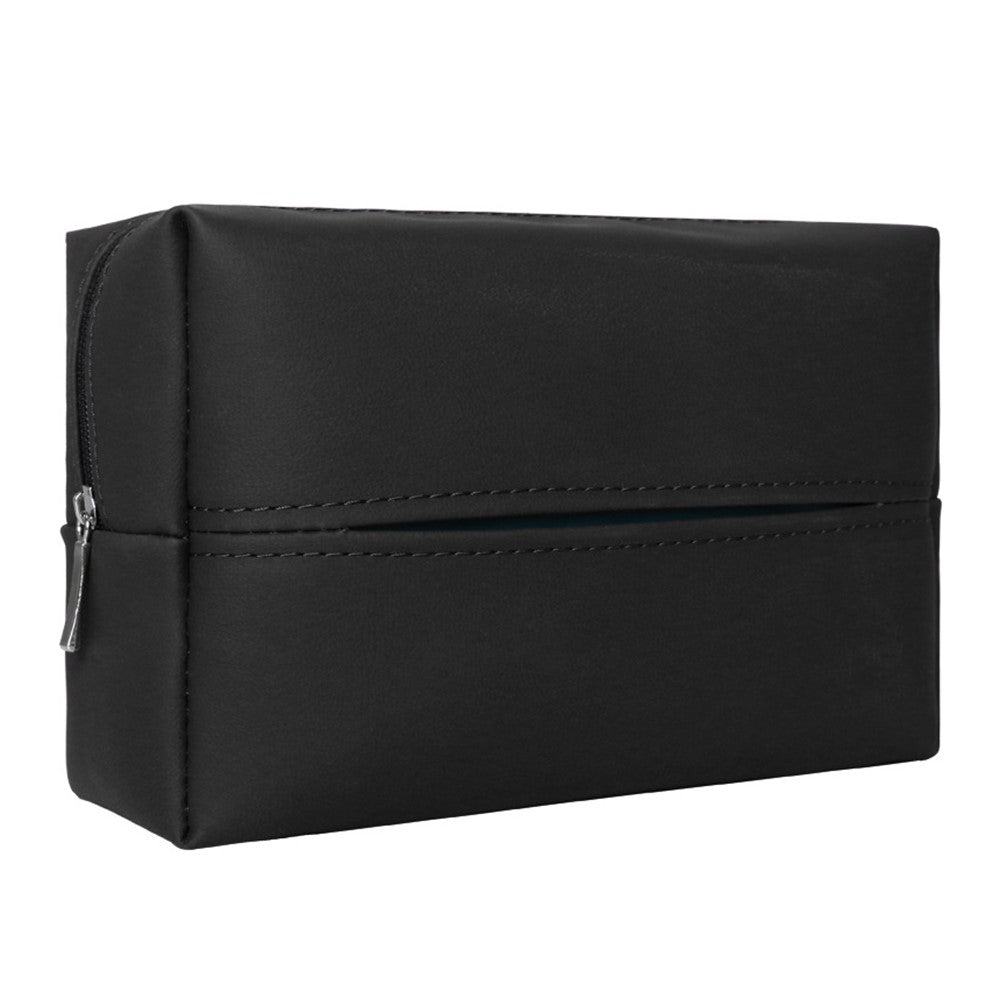 Napa Leather Car Tissue Box Holder Back Seat Headrest Hanging Tissue Box