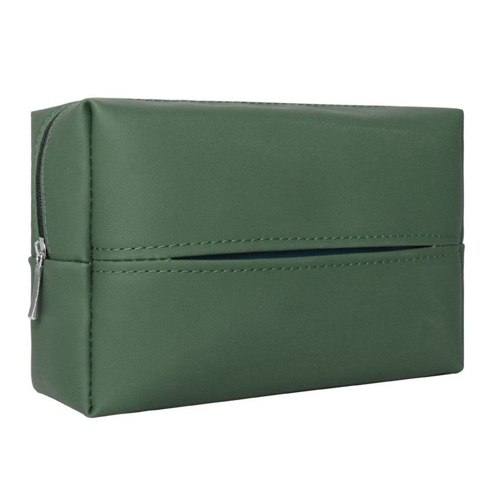 Napa Leather Car Tissue Box Holder Back Seat Headrest Hanging Tissue Box