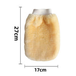 1Pc Car Cleaning Glove Soft Microfiber Double-sided Washing Mitt Auto Wash Supplies