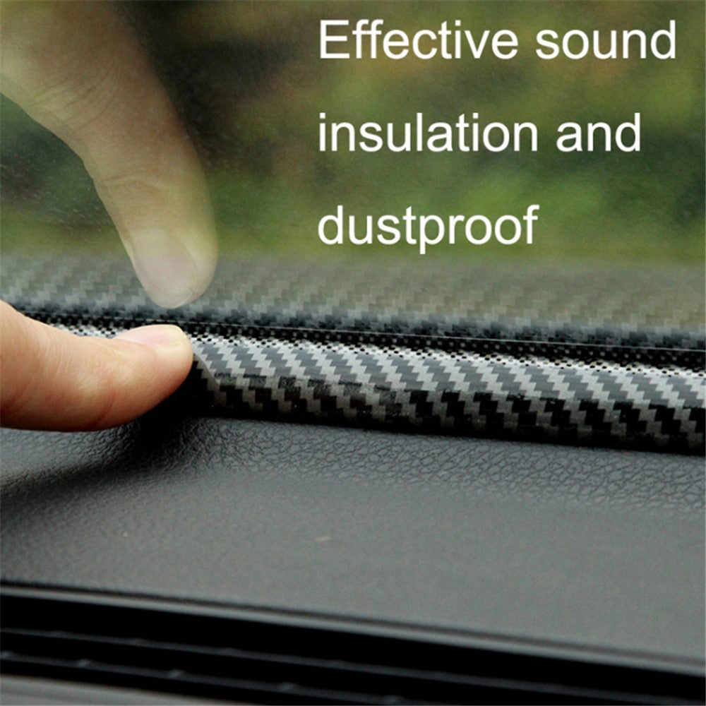 160cm Car Dashboard Seal Strip Soundproof Rubber Edges Sealing Strip