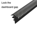 160cm Car Dashboard Seal Strip Soundproof Rubber Edges Sealing Strip