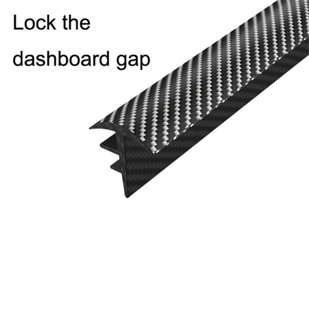 160cm Car Dashboard Seal Strip Soundproof Rubber Edges Sealing Strip