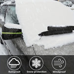 1 Pair 600D Oxford Cloth Car Rearview Mirror Cover Thickened Rainproof Snow-Proof Cover