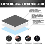 190x107cm 600D Oxford Cloth Thicken Car Front Windshield Waterproof Cover Windscreen Ice Snow Cover