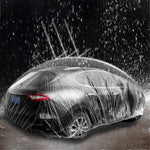 BY-004 Dustproof PE Waterproof Car Cover Disposable Rain Cover with Elastic Band (Upgraded Version), Size: XL