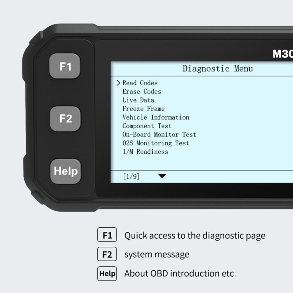 M300 OBD2 Car Diagnostic Scanner Engine Check Maintenance Universal Vehicle Code Reader