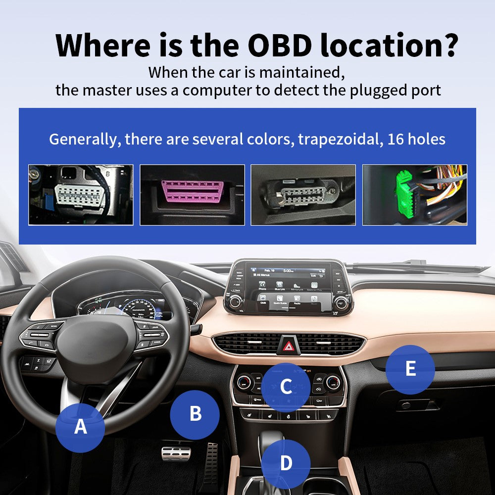 K1 Car OBD2 Diagnostic Scanner Color LCD Display 36600 Engine Codes Clear Tool Real Time Data Stream