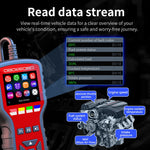K2 OBD2 Car Diagnostic Scanner 40000+ Codes Color Screen Engine Fault Code Reader Clear Tool