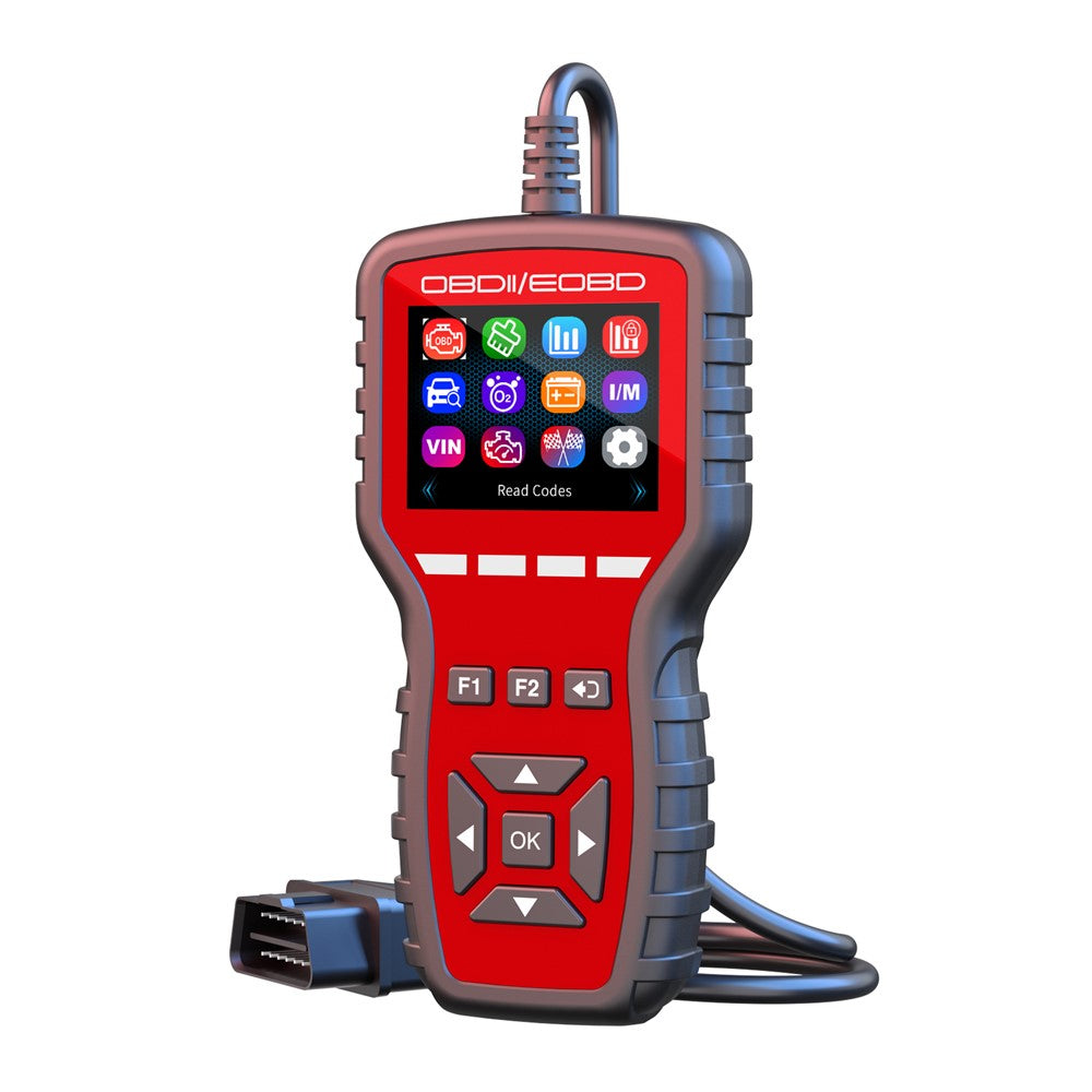 K2 OBD2 Car Diagnostic Scanner 40000+ Codes Color Screen Engine Fault Code Reader Clear Tool
