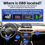 K2 OBD2 Car Diagnostic Scanner 40000+ Codes Color Screen Engine Fault Code Reader Clear Tool