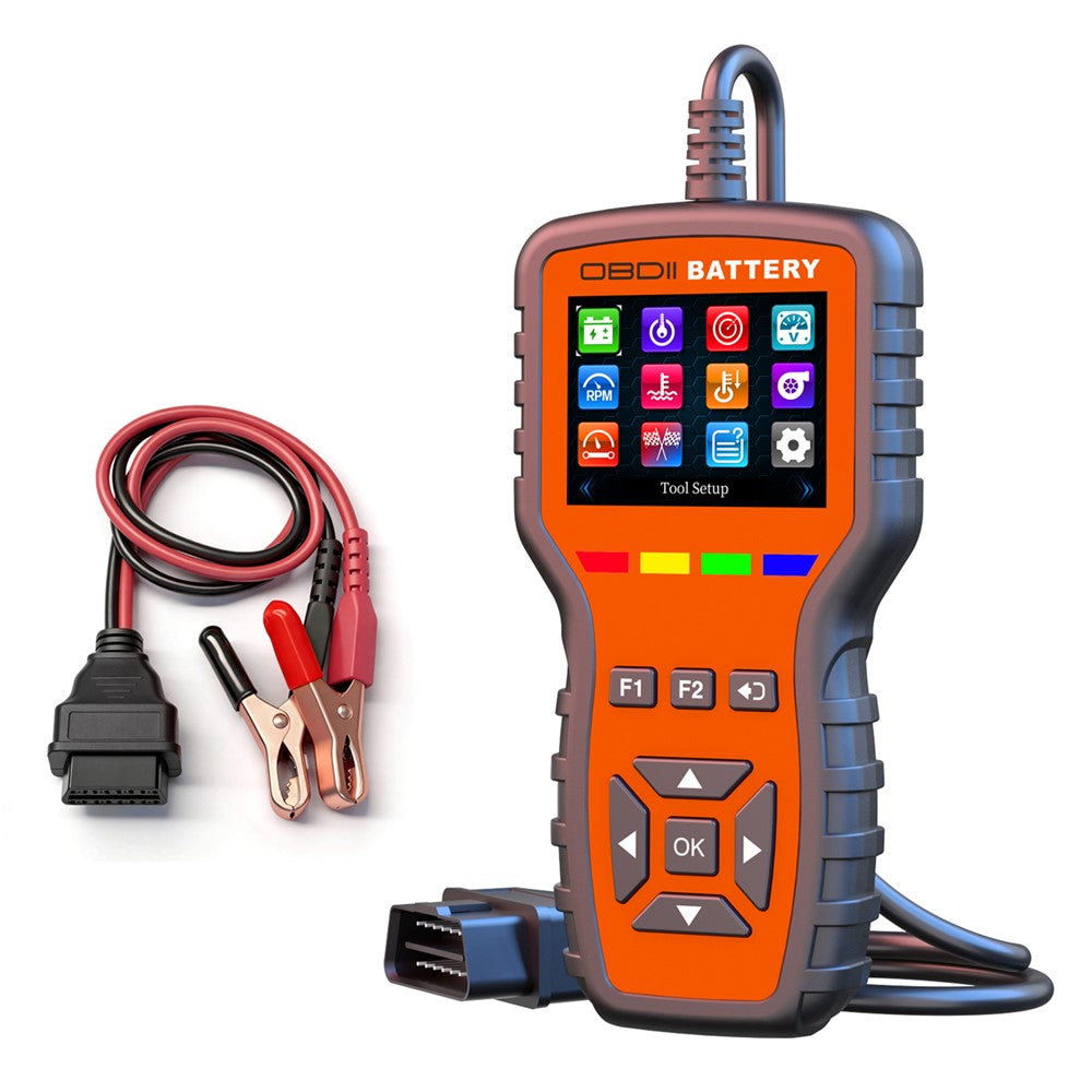 K2 Pro 2 in 1 OBD2 Scanner Car Battery Tester 40000+ Fault Codes Engine Diagnostic Tool