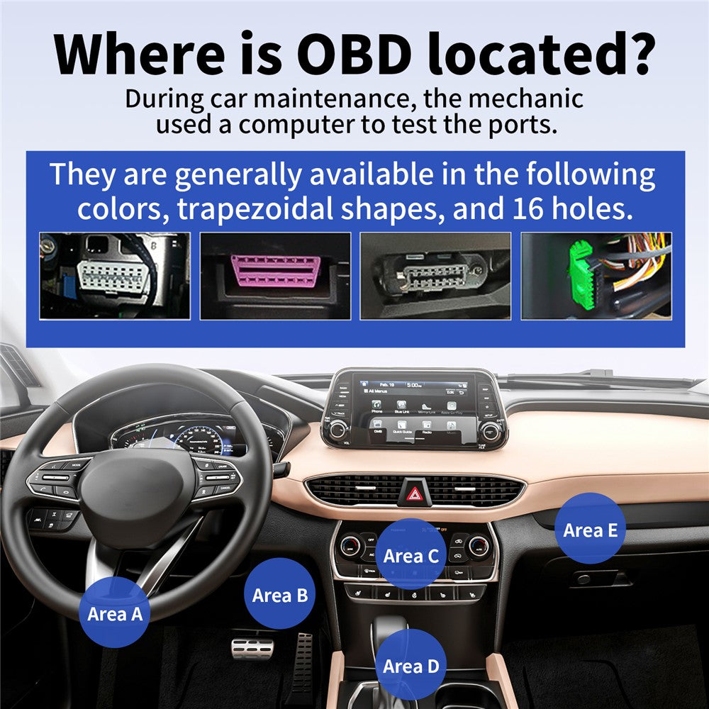 K2 Pro 2 in 1 OBD2 Scanner Car Battery Tester 40000+ Fault Codes Engine Diagnostic Tool