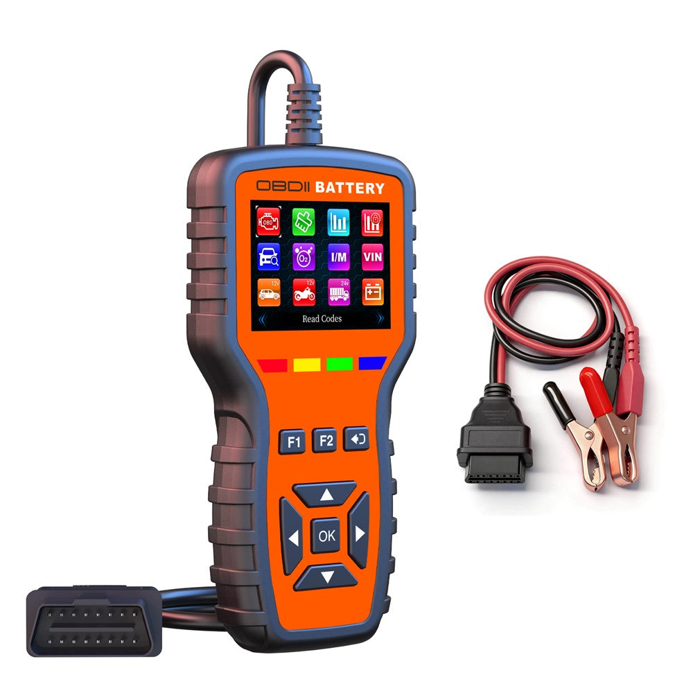 K2 Pro 2 in 1 OBD2 Scanner Car Battery Tester 40000+ Fault Codes Engine Diagnostic Tool