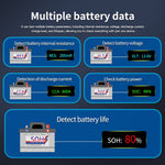K1S Car Battery Tester 12V 24V 30V Lead Acid Battery Analyzer with CCA SOH Internal Resistance Test for Auto Motorcycle