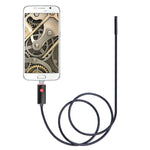 10m Flexible Wire 6-LED Borescope Waterproof USB / Micro USB Inspection Snake Camera Industrial Endoscope with 5.5mm Lens for Phone and Computer