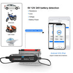 KONNWEI BK200 Multi-Function Bluetooth-compatible Battery Tester for Car Truck Motorcycle SUV Boat Yacht 6V 12V 24V Battery Tester