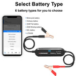 KONNWEI BK200 Multi-Function Bluetooth-compatible Battery Tester for Car Truck Motorcycle SUV Boat Yacht 6V 12V 24V Battery Tester