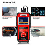KONNWEI KW870 Car OBD 2 Diagnostic Tools Scanner, Battery Tester 2-in-1 Car Multi-Function Detector for 12V Batteries