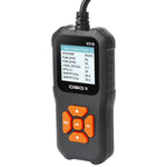 V318 OBD2 1.8-inch Car Fault Diagnosis Instrument Engine Tester Diagnostic Tool Battery Detector
