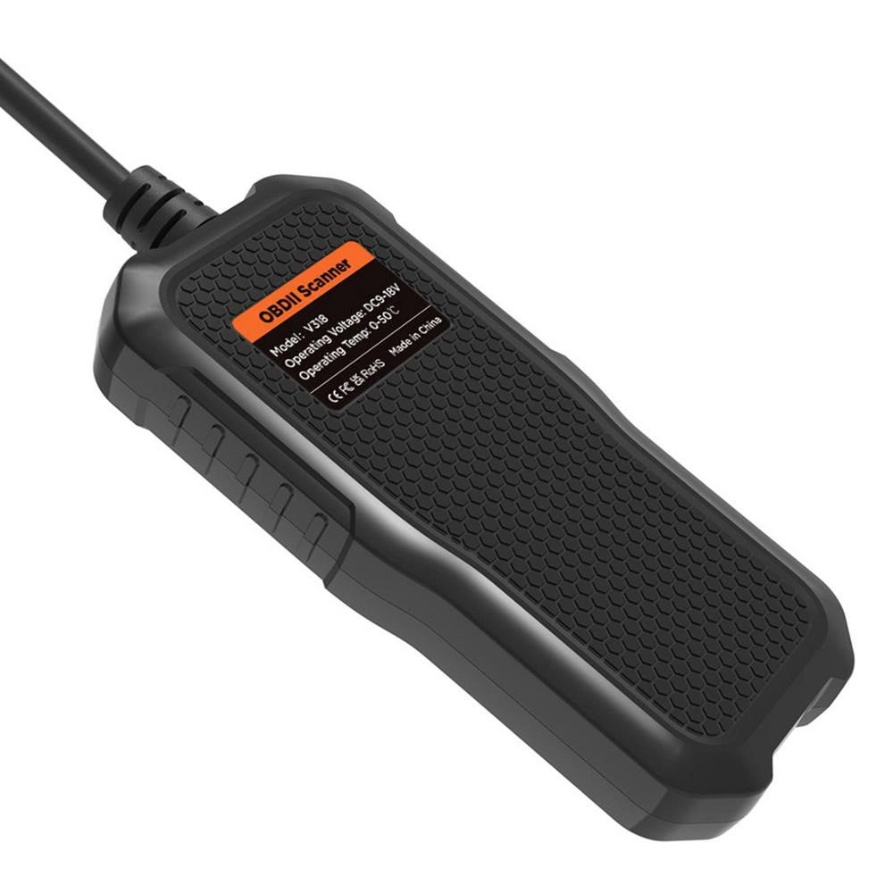 V318 OBD2 1.8-inch Car Fault Diagnosis Instrument Engine Tester Diagnostic Tool Battery Detector