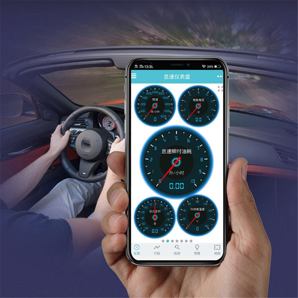 V015 OBD2 Bil Fejl Diagnostisk Scanner Bluetooth-kompatibel elm327 Universal Bil Læser Kode Motor Tester Værktøj