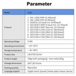 V502 9V-36V Car Fault Code Reader ELM327 OBD2 Automobile Vehicle Engine Diagnostic Tool