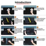 For Tesla Model 3 Highland Navigation Screen Protector HD Clear Anti-Fingerprint Tempered Glass Film