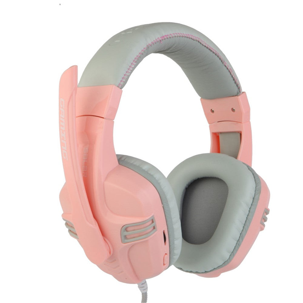 SALAR KX101 Kablede Hovedtelefoner Tung Bas Gaming Øretelefoner med Mikrofon Professionelt Computer Gamer Headset