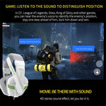 SALAR KX101 Kablede Hovedtelefoner Tung Bas Gaming Øretelefoner med Mikrofon Professionelt Computer Gamer Headset