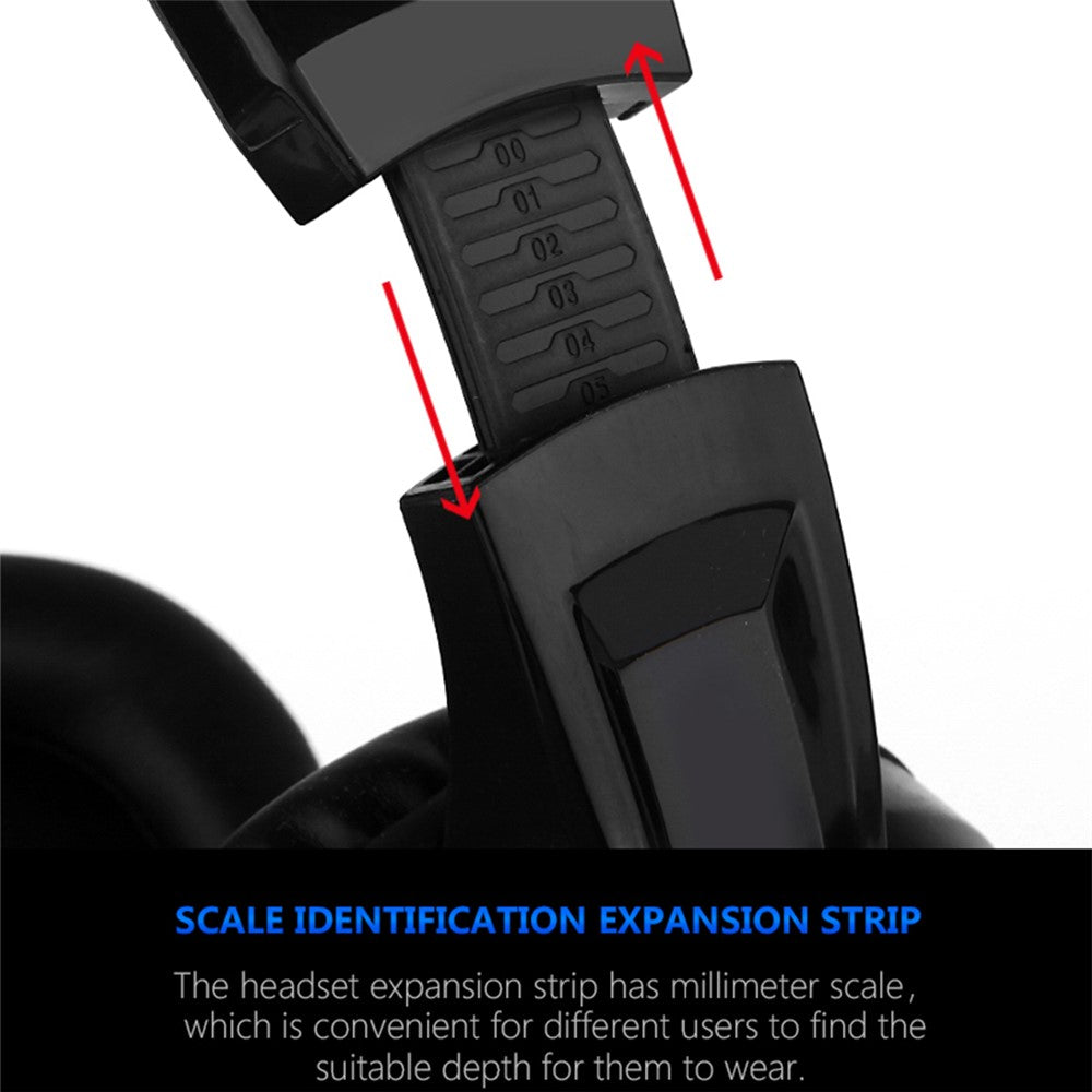 SALAR KX101 Kablede Hovedtelefoner Tung Bas Gaming Øretelefoner med Mikrofon Professionelt Computer Gamer Headset