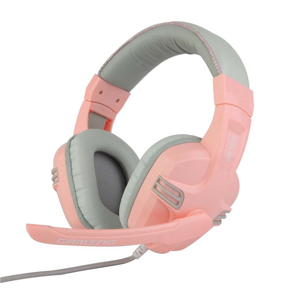 SALAR KX101 Kablede Hovedtelefoner Tung Bas Gaming Øretelefoner med Mikrofon Professionelt Computer Gamer Headset