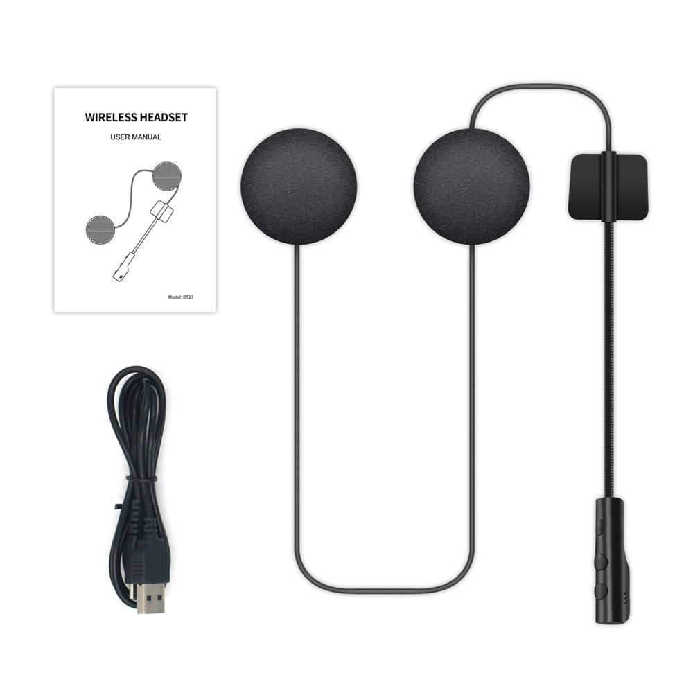 BT23 Bluetooth-compatible 5.0 Motorcycle Helmet Headphone Handsfree Call Wireless Headset Music Player