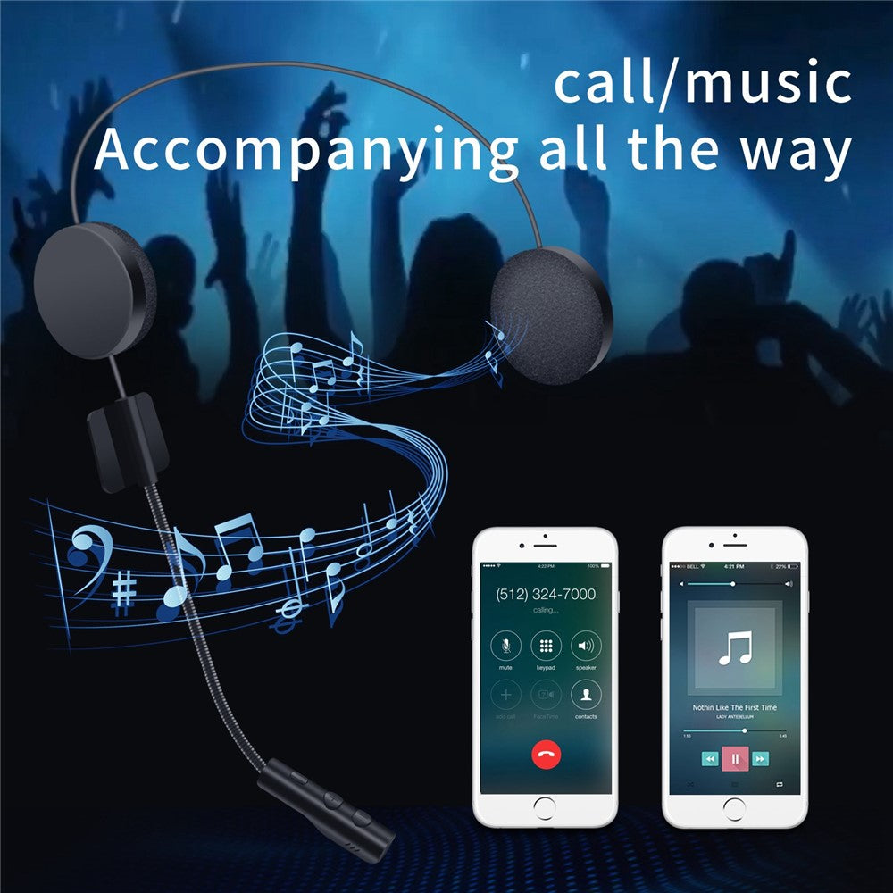 BT23 Bluetooth-compatible 5.0 Motorcycle Helmet Headphone Handsfree Call Wireless Headset Music Player