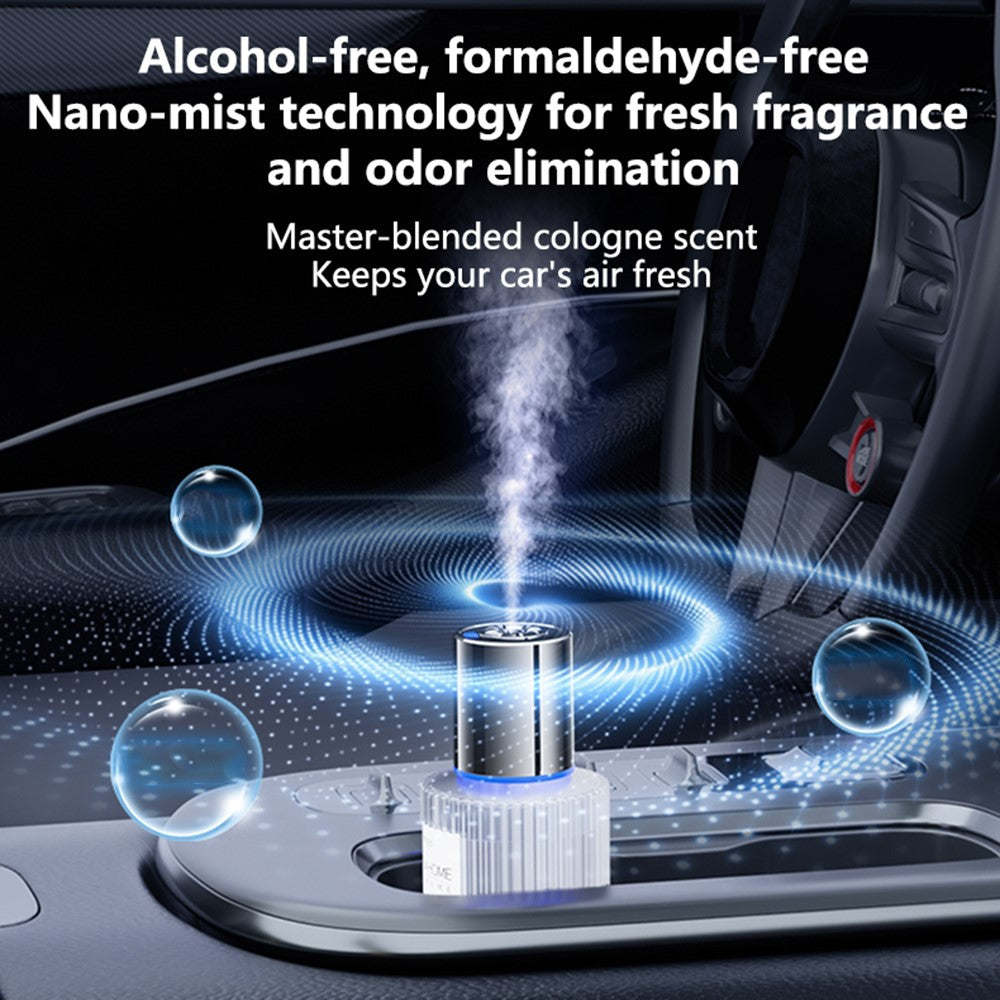 YESIDO VC16 Smart Car Fragrance Diffuser Type C Rechargeable 5 Modes Automatic Air Freshener