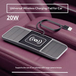 20W Fast Charging Anti-Slip Mat Car Wireless Charger Pad Universal Phone Charger