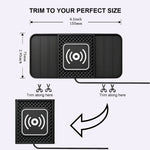 20W Fast Charging Anti-Slip Mat Car Wireless Charger Pad Universal Phone Charger