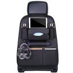 Car Back Seat Organizer Storage Bag with Tissue Box Tablet/Umbrella/Water Bottle Holder