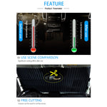 R-8043 70cm Car Front Window Sunshade Cover Retractable Windshield Sun Visor