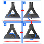 SEBTER SBT-4107 Bilforrude blød sneskovl justerbar glasrudeisskraber