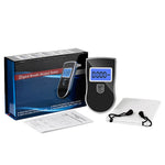 AT-818 Professional-Grade Mini Breathalyzer Portable Breath Alcohol Tester with Digital LCD Screen