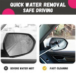 Portable Retractable Car Rearview Mirror Wiper Quick Water Mist Removal Vehicle Rearview Mirror Glass Cleaning Tool